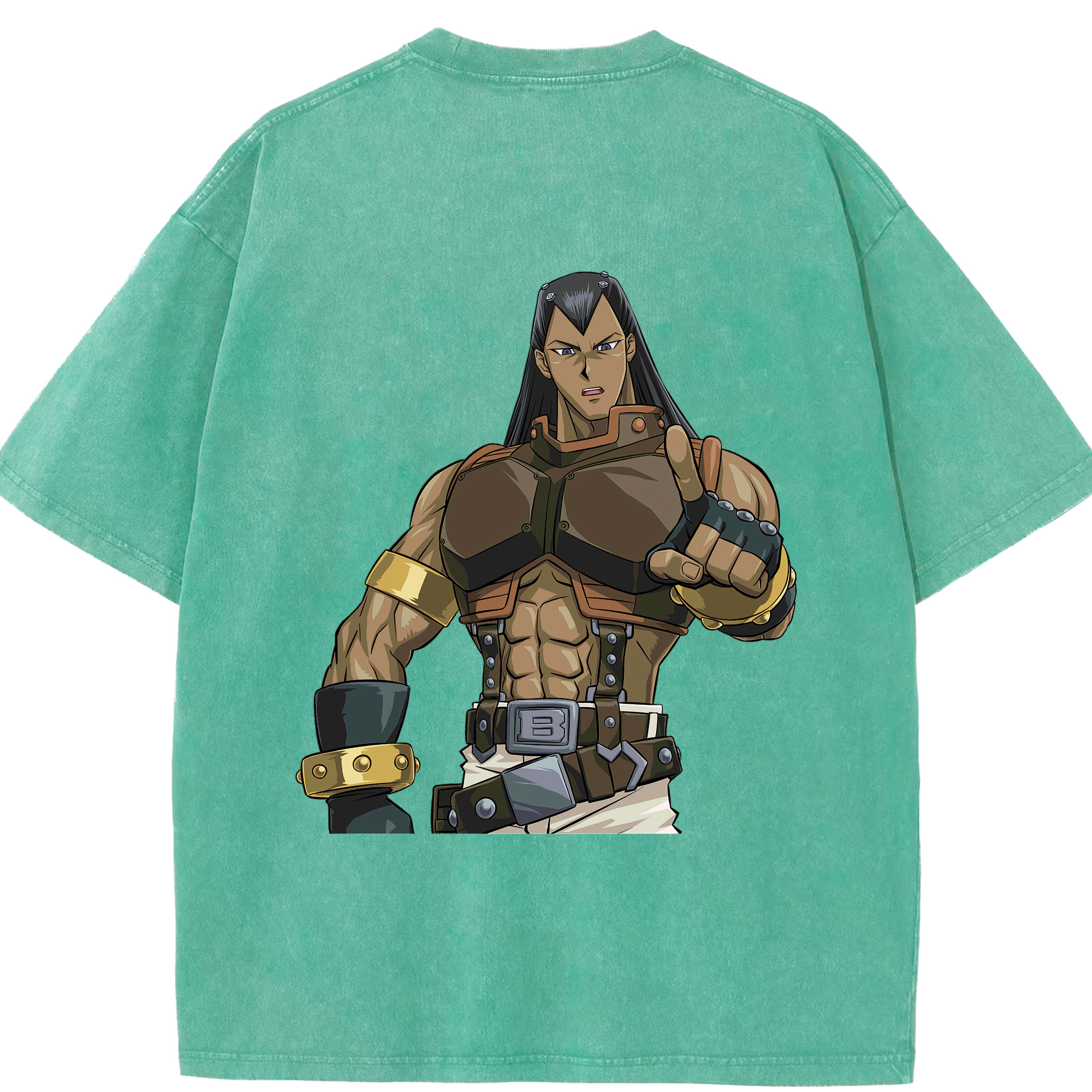 （画像用） 遊☆戯☆王 Yu-Gi-Oh! 綿100% ヴィンテージ風 半袖Tシャツ（背面プリント）